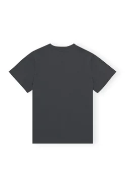 Fashion GANNI Entspanntes Dream-Bunny-T-Shirt Volcanic Ash
