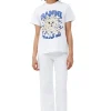 Online GANNI Entspanntes Fun-Bunny-T-Shirt Bright White