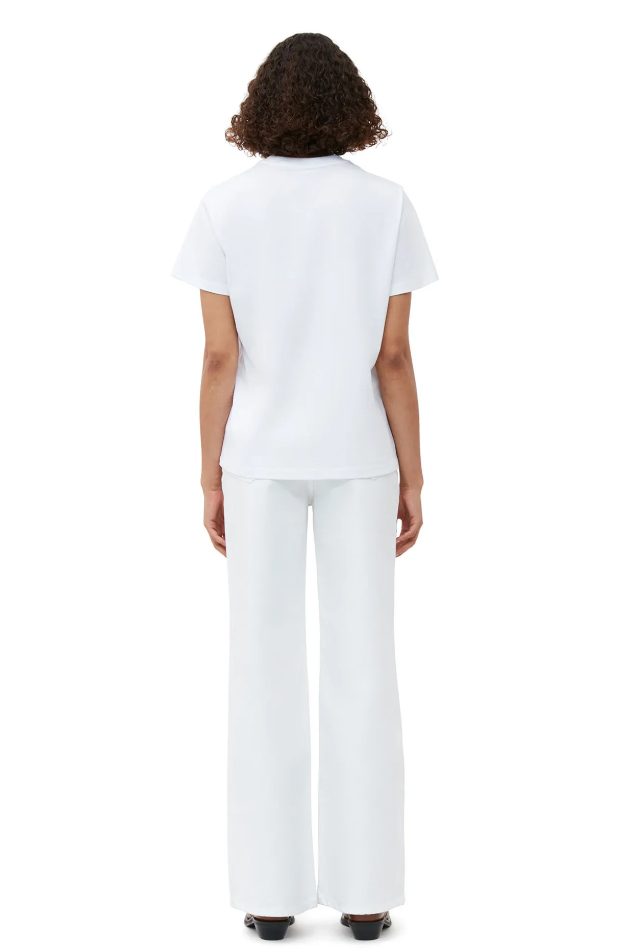 Online GANNI Entspanntes Fun-Bunny-T-Shirt Bright White