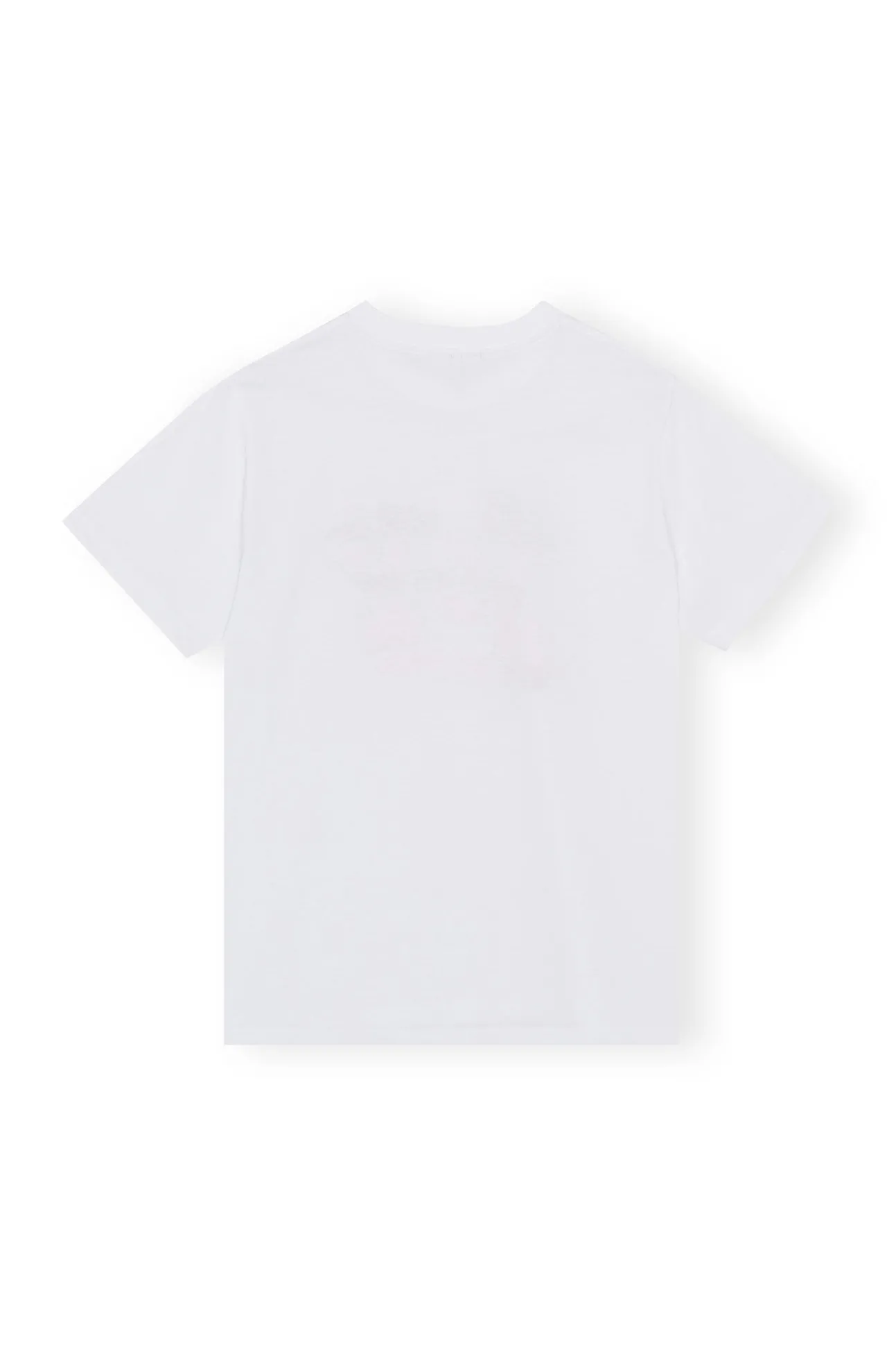 New GANNI Entspanntes Joy-T-Shirt Bright White