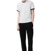 Discount GANNI Entspanntes Logo-T-Shirt White