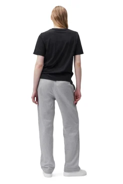 Store GANNI Entspanntes Logo-T-Shirt Black