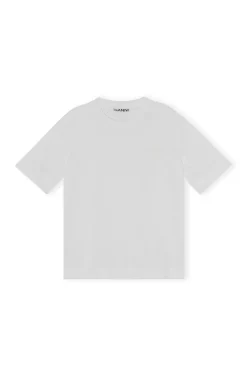 Discount GANNI Entspanntes Logo-T-Shirt White