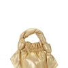 Outlet GANNI Farbene Henkeltasche Fur Besondere Anlasse Gold