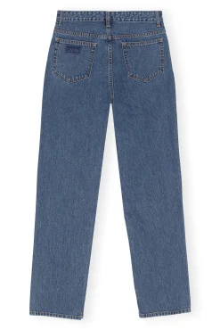 Online GANNI Figni-Jeans Mid Blue Stone