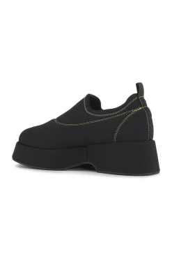 Store GANNI Flache Retro-Schuhe Black