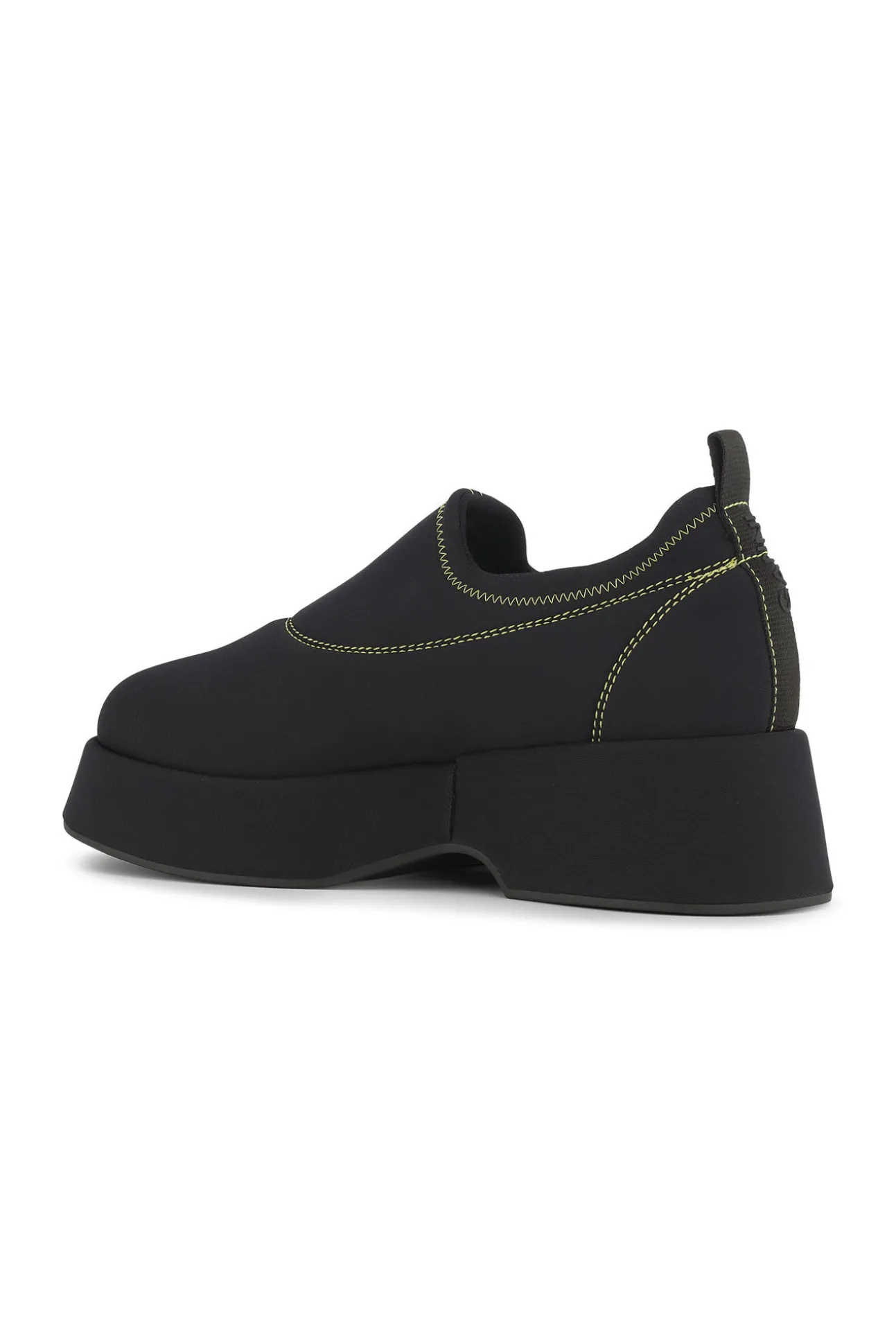 Store GANNI Flache Retro-Schuhe Black