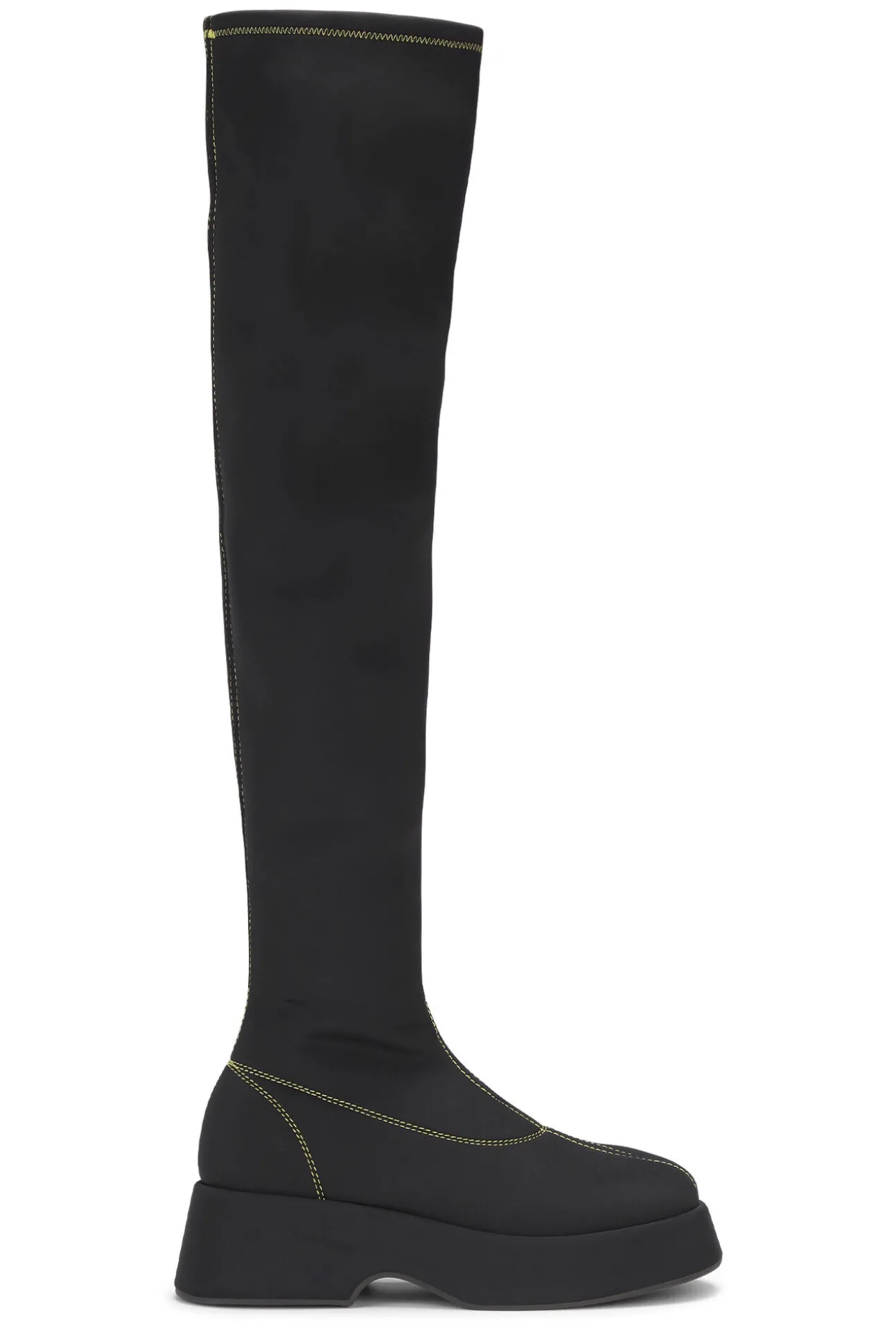 Cheap GANNI Flache Retro-Sockenstiefel Black