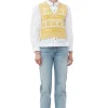 Flash Sale GANNI Gelbe Wool-Mix-Weste Maize