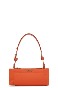 Cheap GANNI Gepolsterte Baguette-Tasche Orangeade