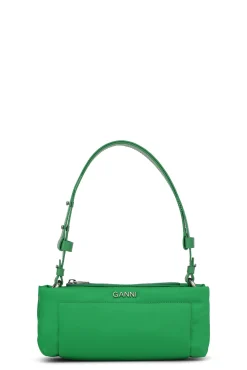 Discount GANNI Gepolsterte Baguette-Tasche Kelly Green
