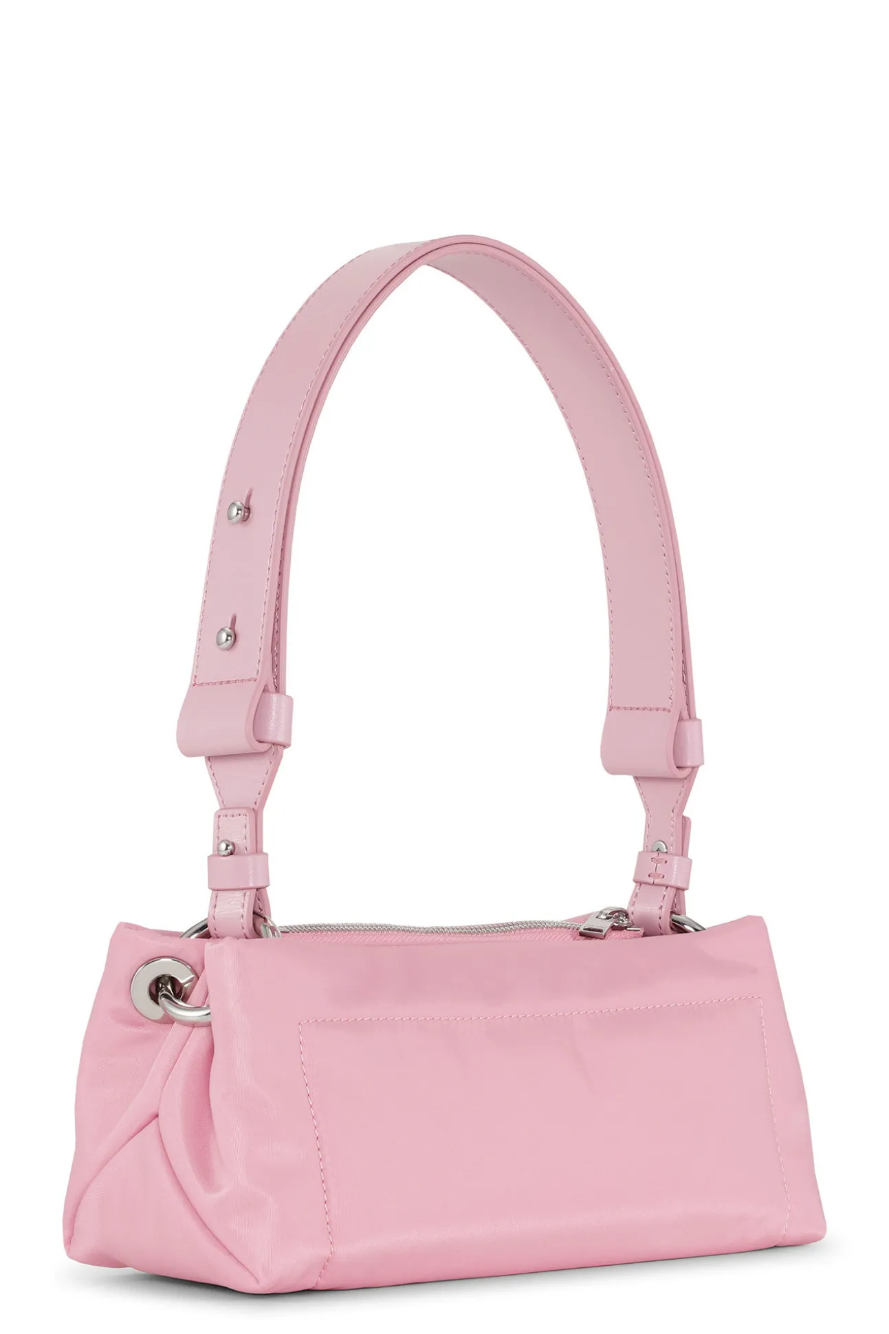 Outlet GANNI Gepolsterte Baguette-Tasche Pink Nectar