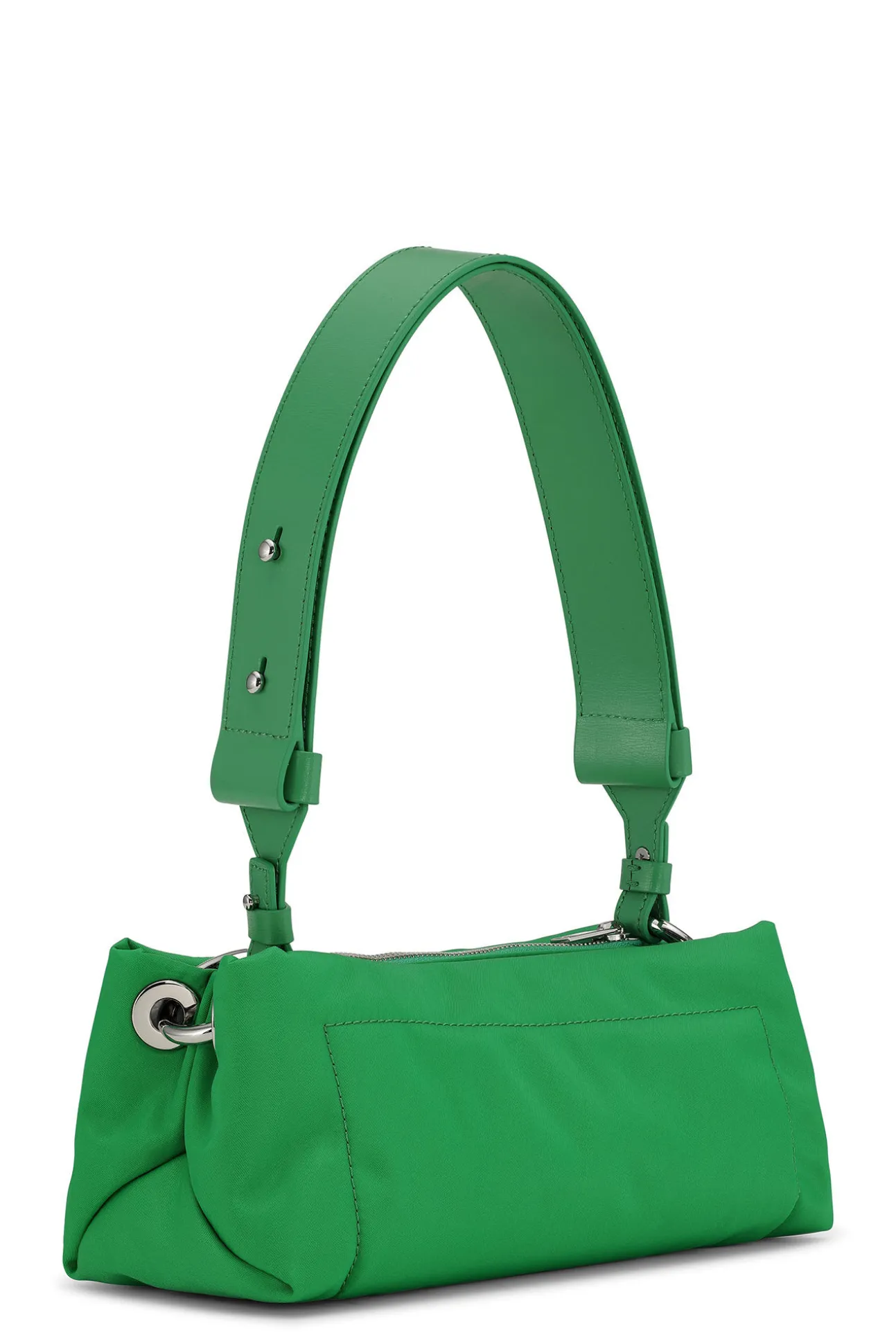 Discount GANNI Gepolsterte Baguette-Tasche Kelly Green