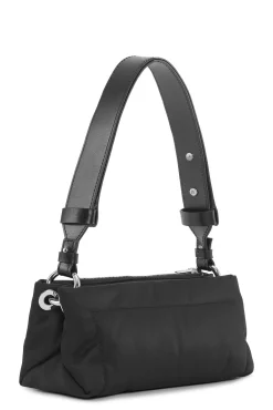 Best Sale GANNI Gepolsterte Baguette-Tasche Black