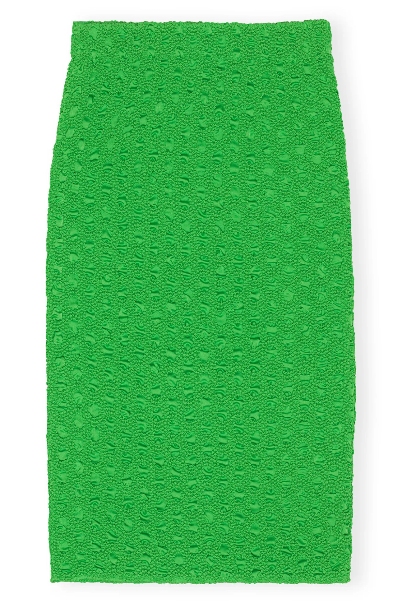 Best GANNI Gesmokter Satin-Rock Classic Green