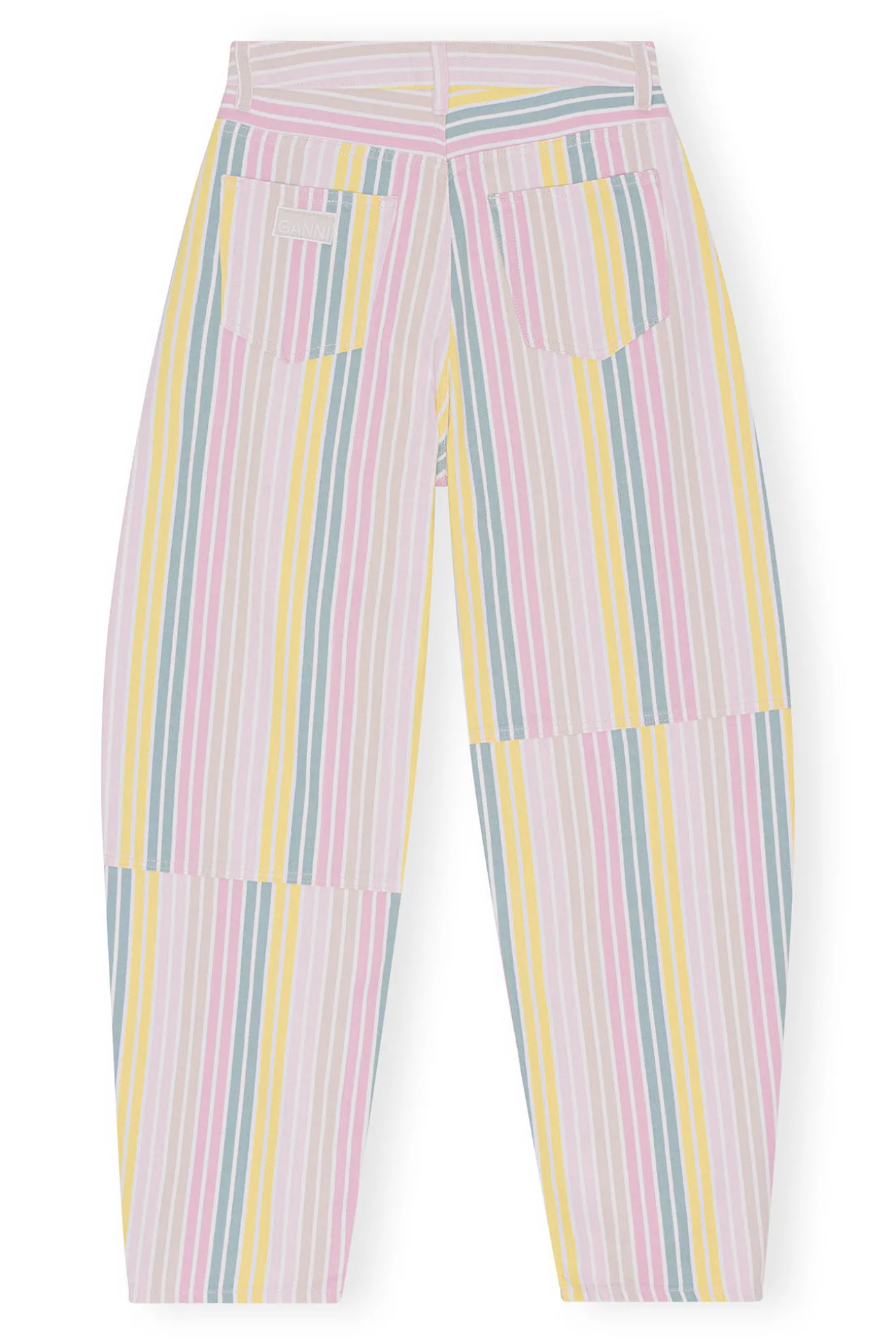 New GANNI Gestreifte Stary-Jeans Multicolour