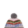 Best Sale GANNI Grafik-Wollmutze Multicolour