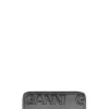 Cheap GANNI Groses Logo-Handgelenktasche Mit Reisverschluss Black