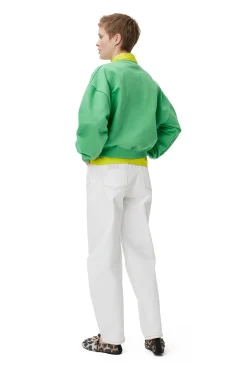 Store GANNI Grunes Butterfly-Sweatshirt Kelly Green