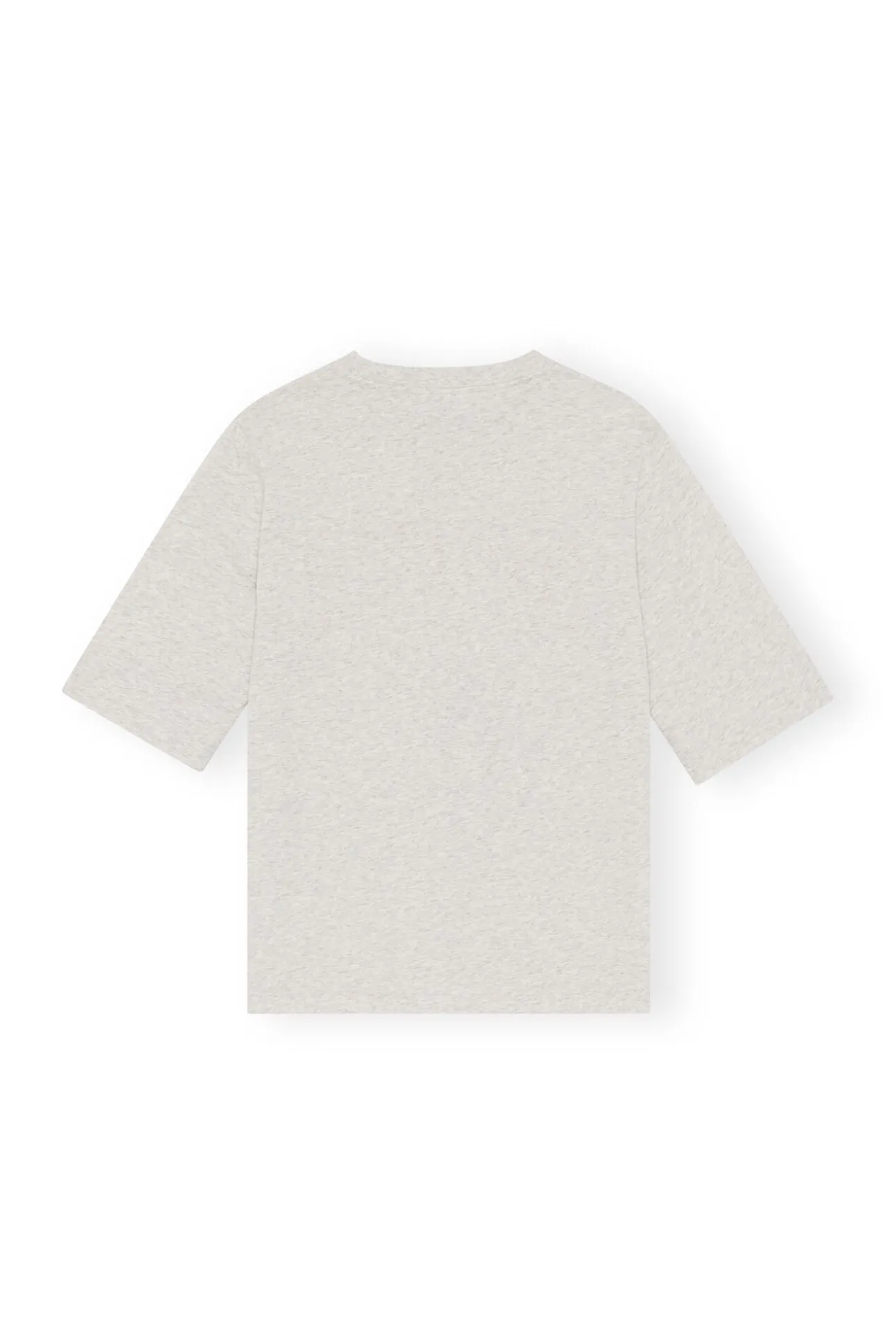 Best GANNI Haschen-T-Shirt Grey Melange/Nature
