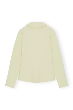 Best GANNI Hemd-Blazer Aus Stretch- Anzugstoff Lily Green