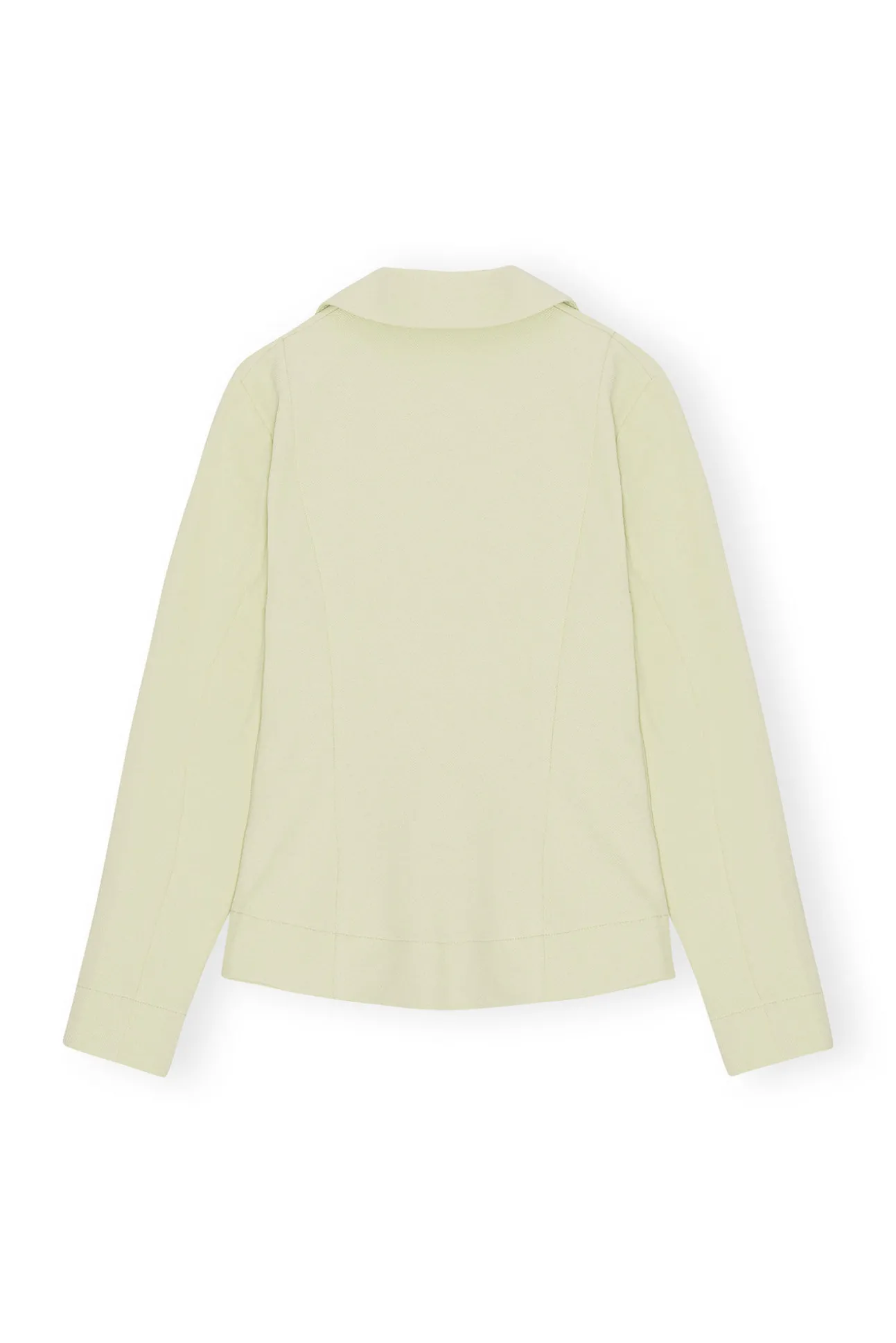 Best GANNI Hemd-Blazer Aus Stretch- Anzugstoff Lily Green