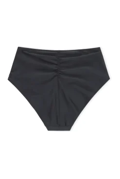 Sale GANNI High-Rise-Bikiniunterteil Black