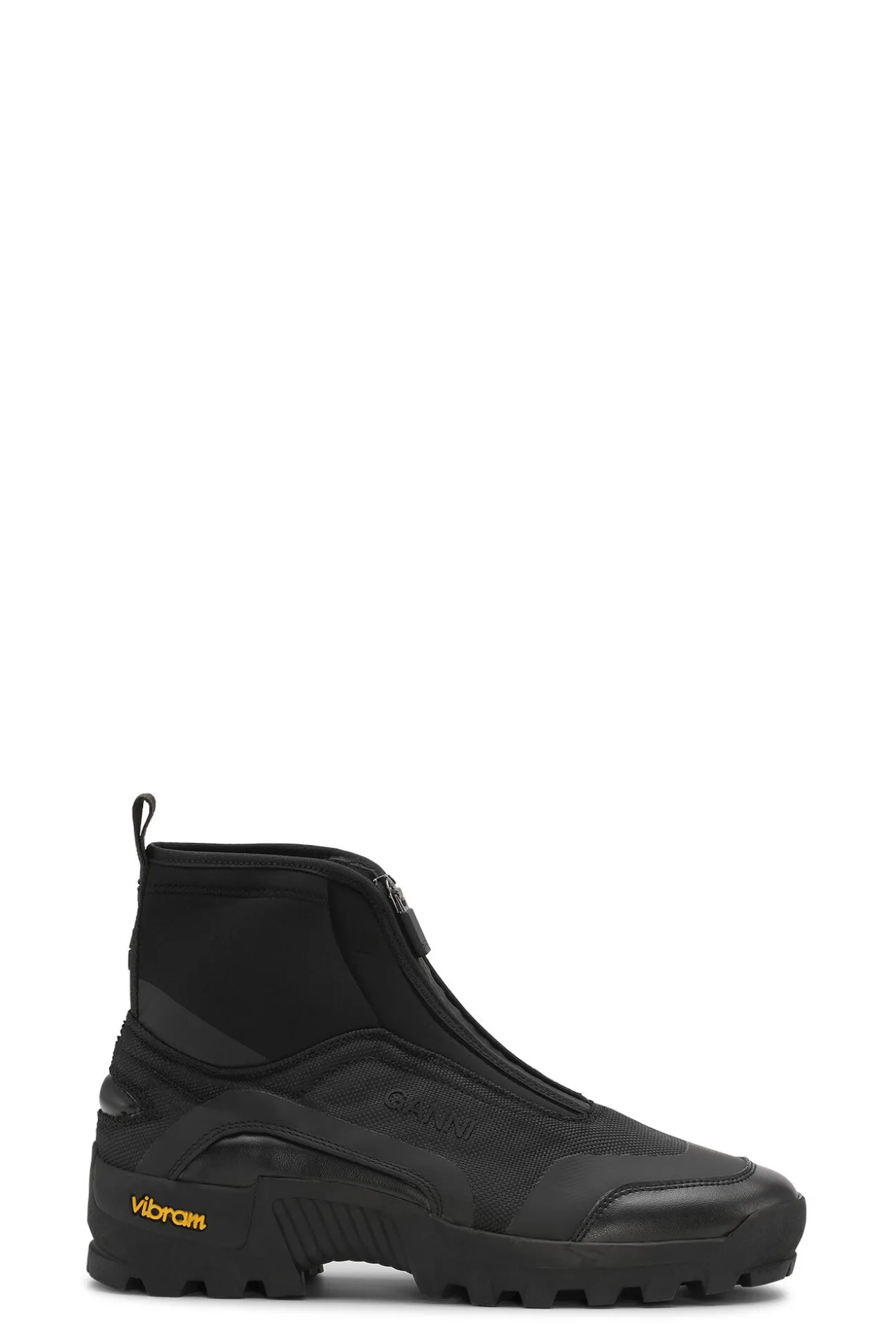 Sale GANNI High-Top-Performance-Sneaker Mit Reisverschluss Black