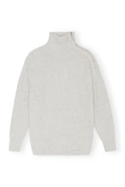 New GANNI Hochgeschlossener Pullover Mit Reisverschluss High Rise