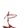 Online GANNI Hohe Sandalen Mit Roten Knoten Racing Red