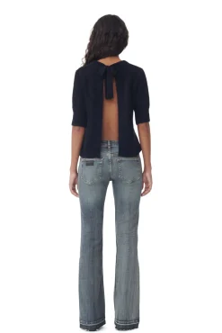 Flash Sale GANNI Iry-Jeans Mit Gefarbten Saumen Tint Wash