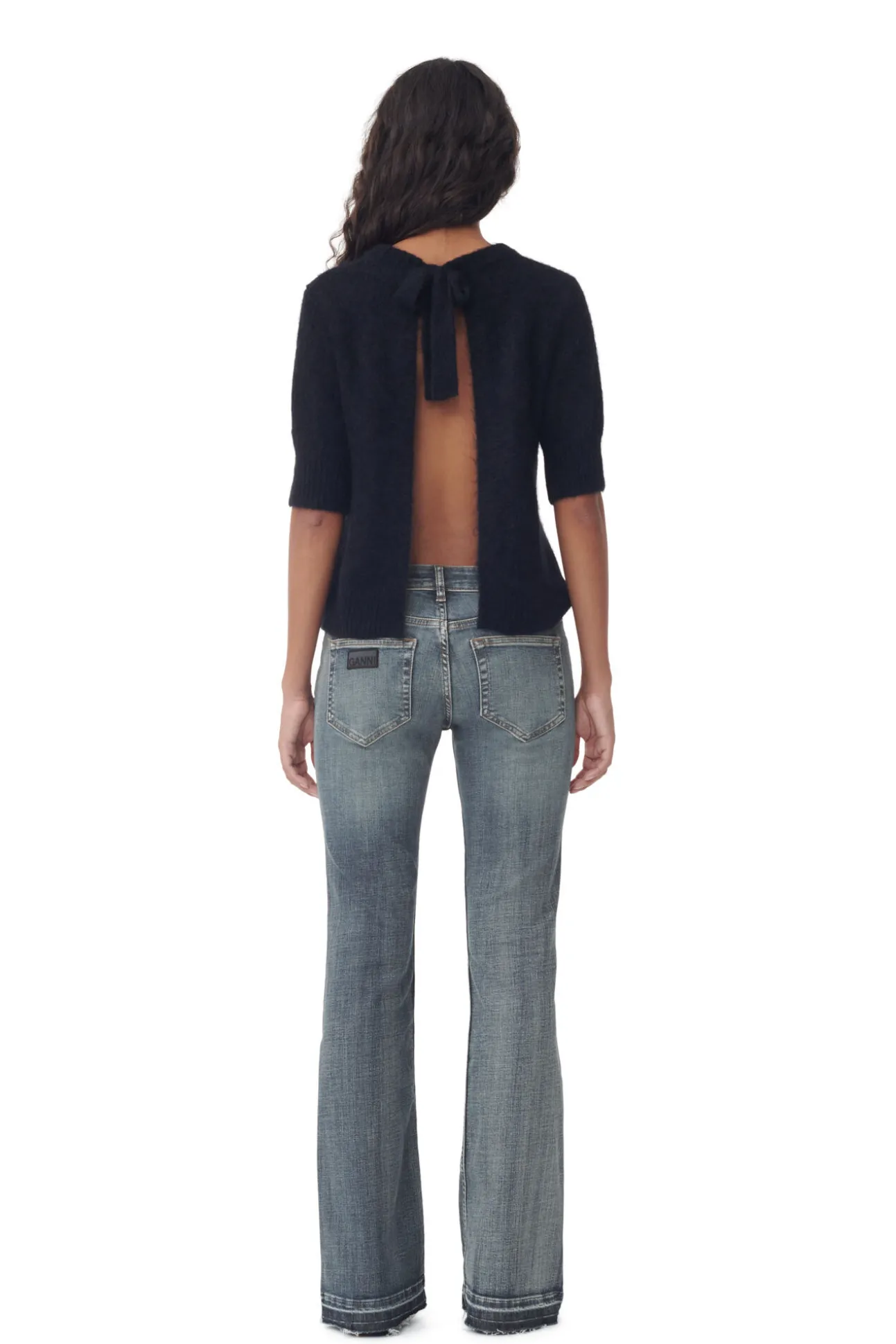 Flash Sale GANNI Iry-Jeans Mit Gefarbten Saumen Tint Wash