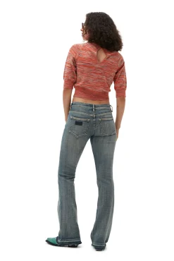 Flash Sale GANNI Iry-Jeans Mit Gefarbten Saumen Tint Wash