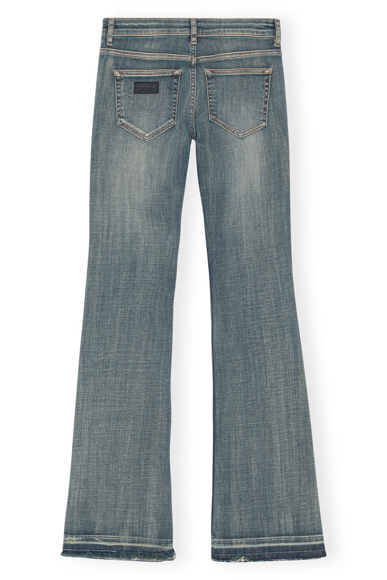 Flash Sale GANNI Iry-Jeans Mit Gefarbten Saumen Tint Wash