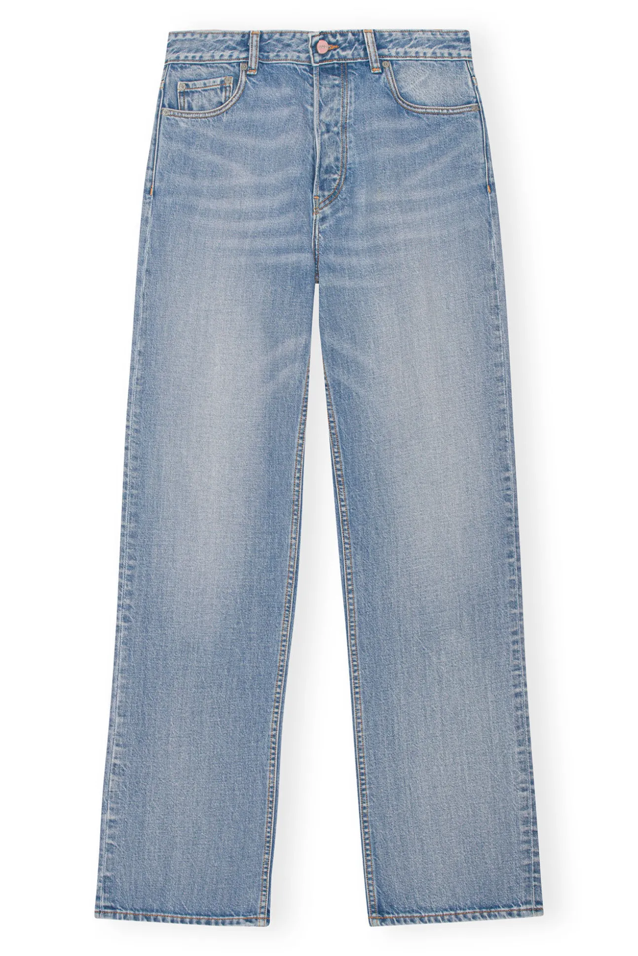 New GANNI Izey-Jeans Light Blue Vintage