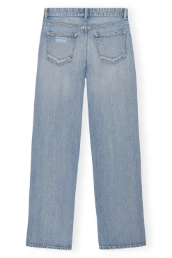 New GANNI Izey-Jeans Light Blue Vintage