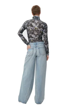 Store GANNI Jozey Jeans Light Blue Vintage