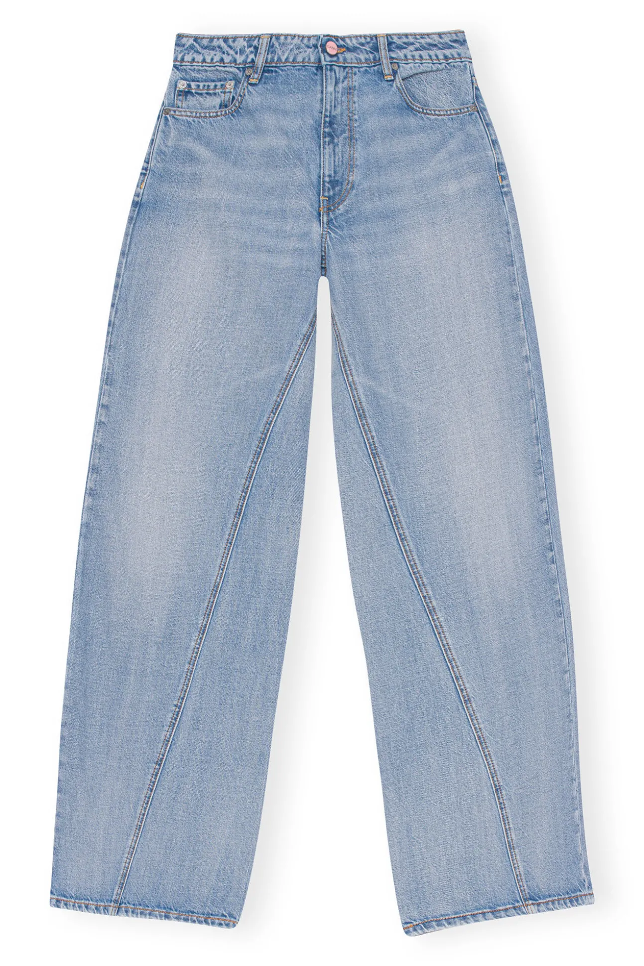 Store GANNI Jozey Jeans Light Blue Vintage