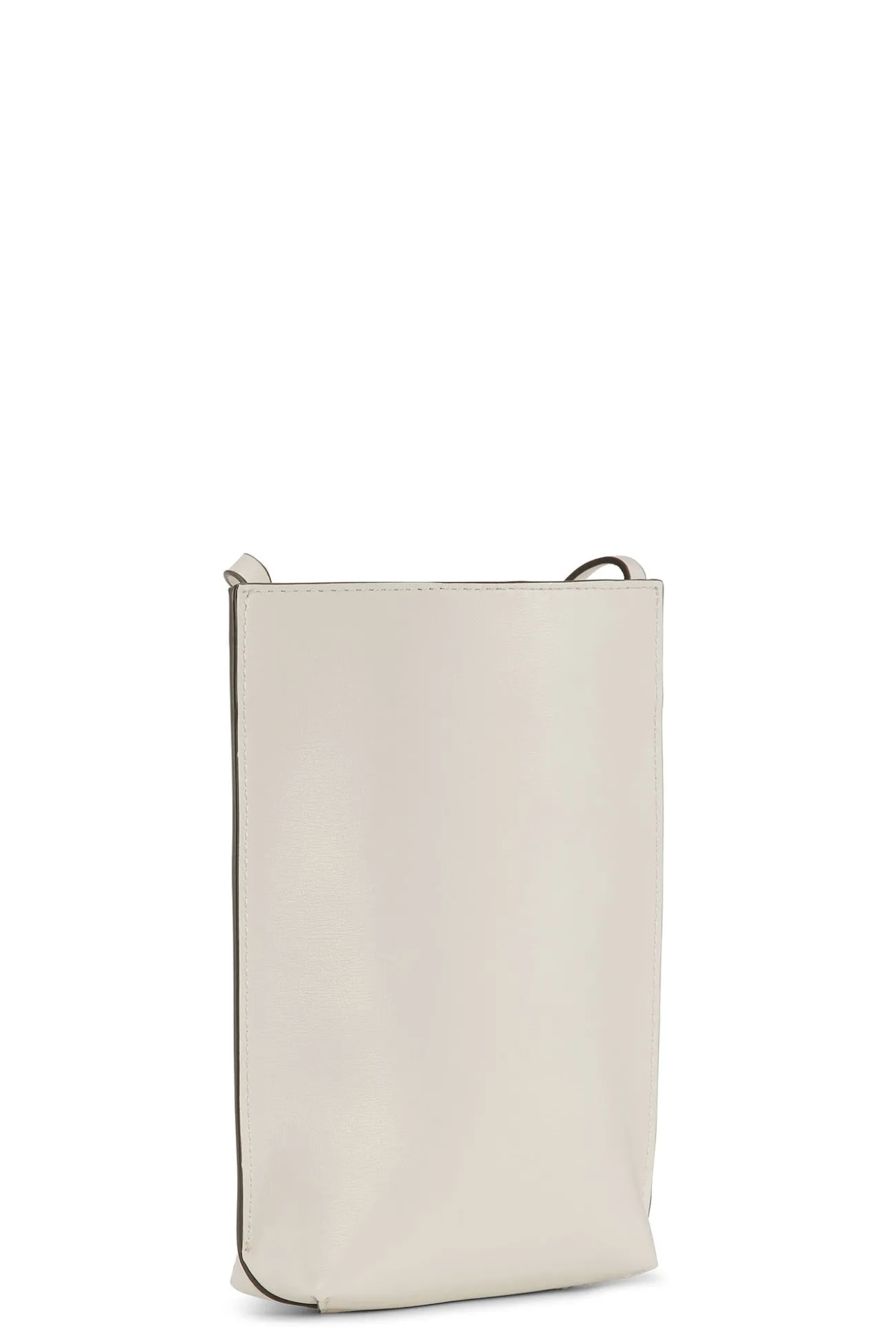 Outlet GANNI Kleine Banner-Umhangetasche Egret