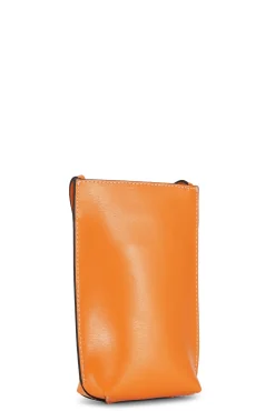 Cheap GANNI Kleine Banner-Umhangetasche Vibrant Orange