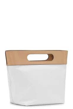 Flash Sale GANNI Kleine Canvas-Tragetasche „Peach“ Egret