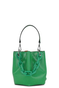 Flash Sale GANNI Kleine Diamond-Bucket-Bag Kelly Green