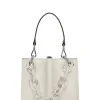 Store GANNI Kleine Diamond-Bucket-Bag Egret