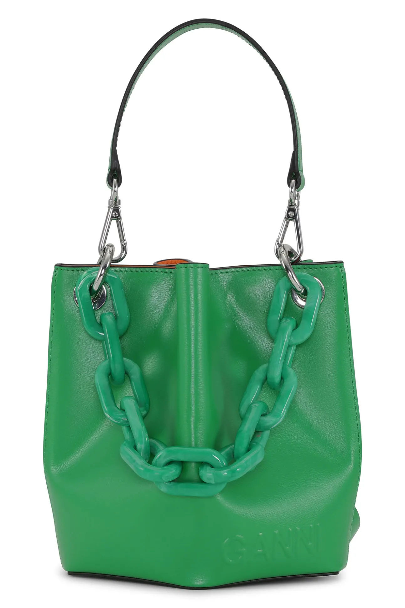 Flash Sale GANNI Kleine Diamond-Bucket-Bag Kelly Green