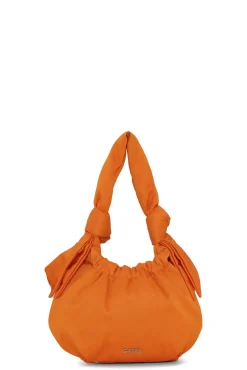 Shop GANNI Kleine Hobo-Tasche Fur Besondere Anlasse Vibrant Orange