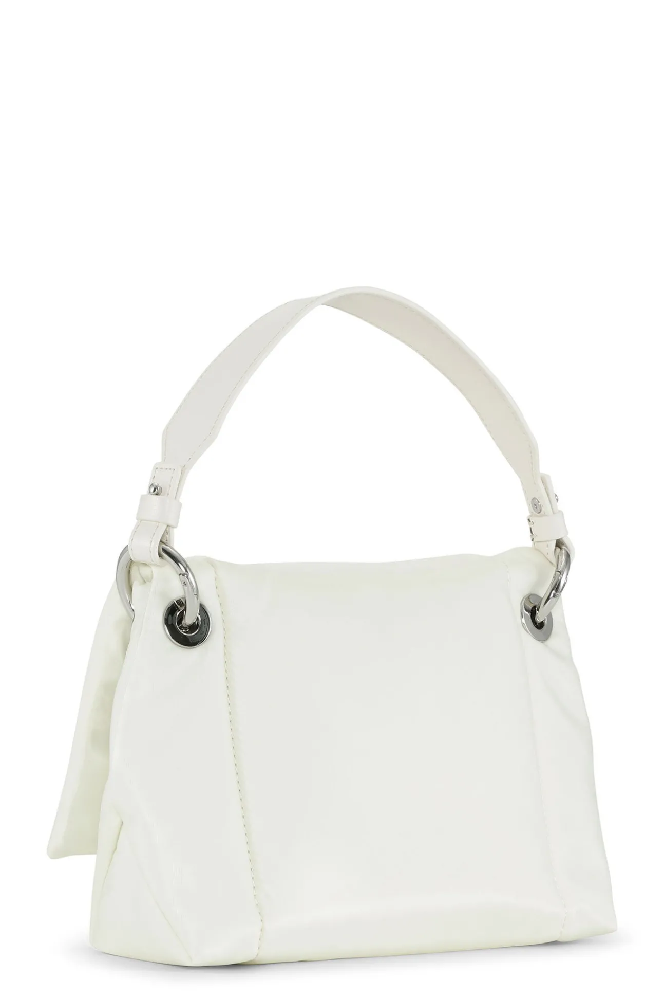 New GANNI Kleine, Umklappbare Pillow-Tasche Egret