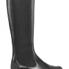 Outlet GANNI Kniehohe Chelsea Boots Black