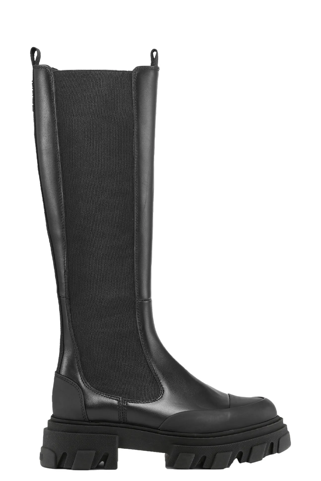 Sale GANNI Kniehohe Chelsea Boots Black