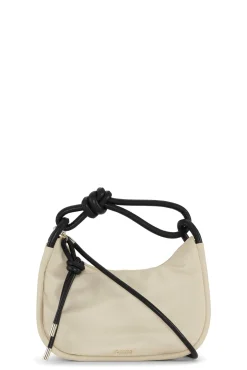 Outlet GANNI Knot-Baguette-Tasche Pale Khaki
