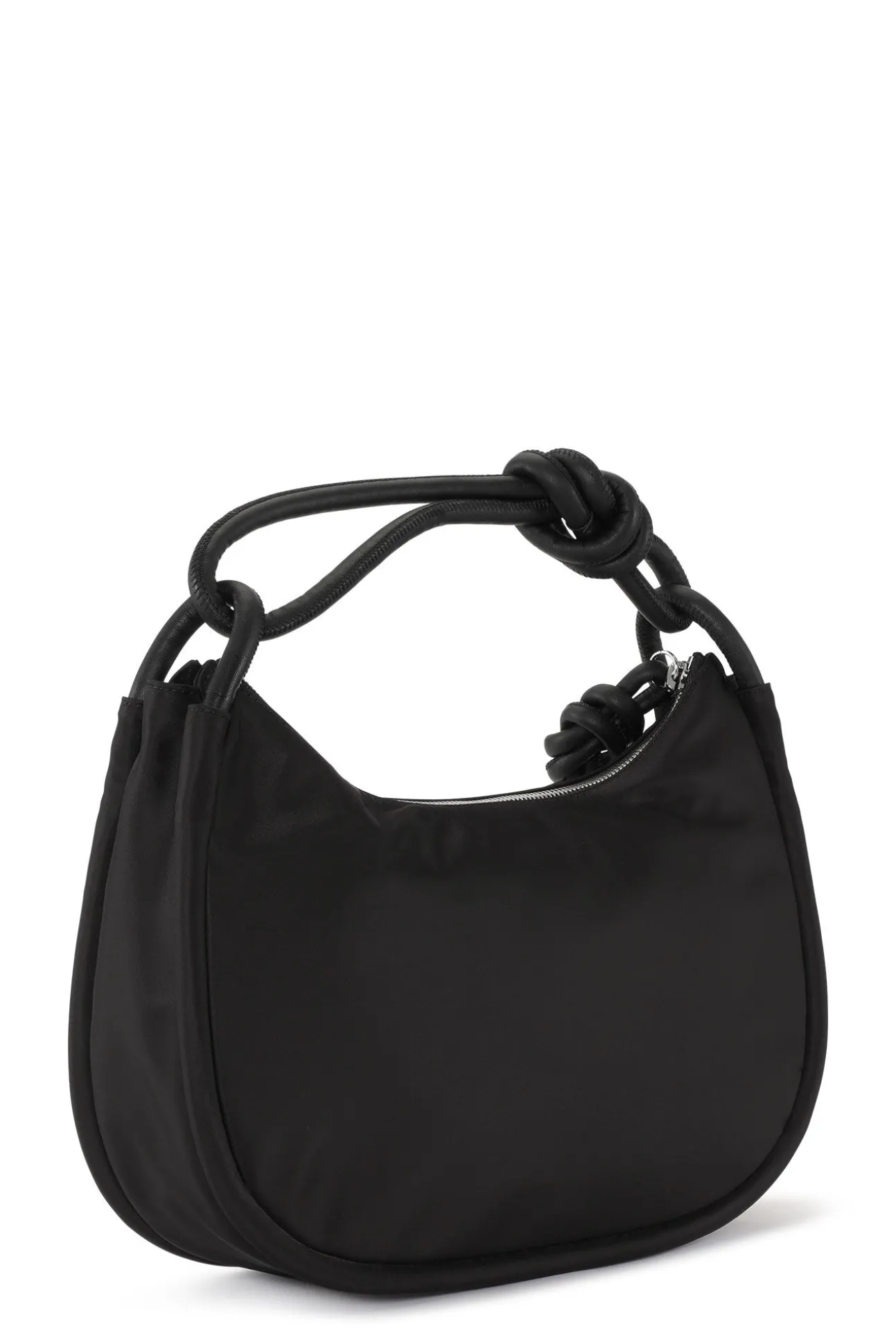 Cheap GANNI Knot-Baguette-Tasche Black